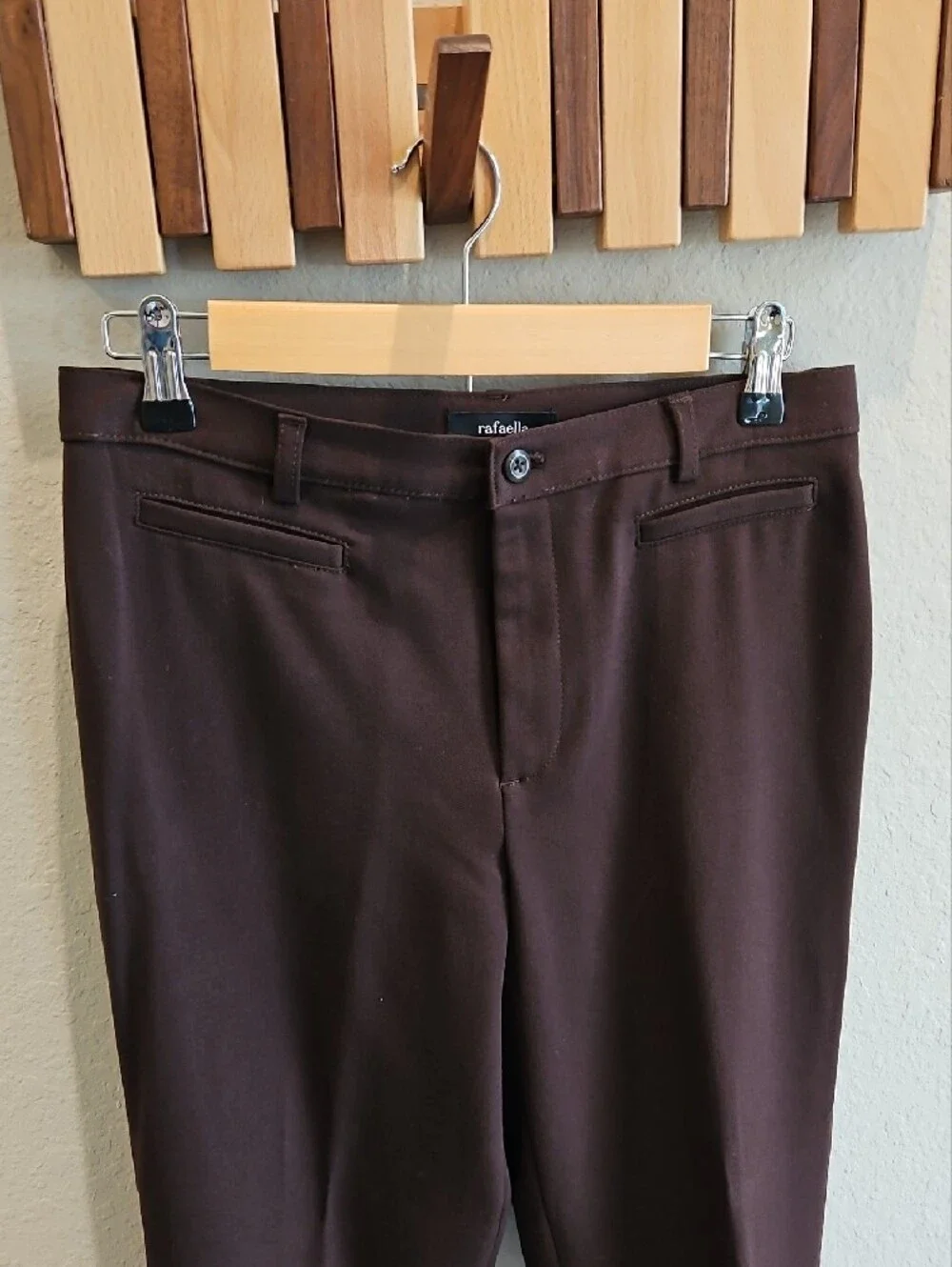 Rafaella Women's Dress Pants in Dark Brown